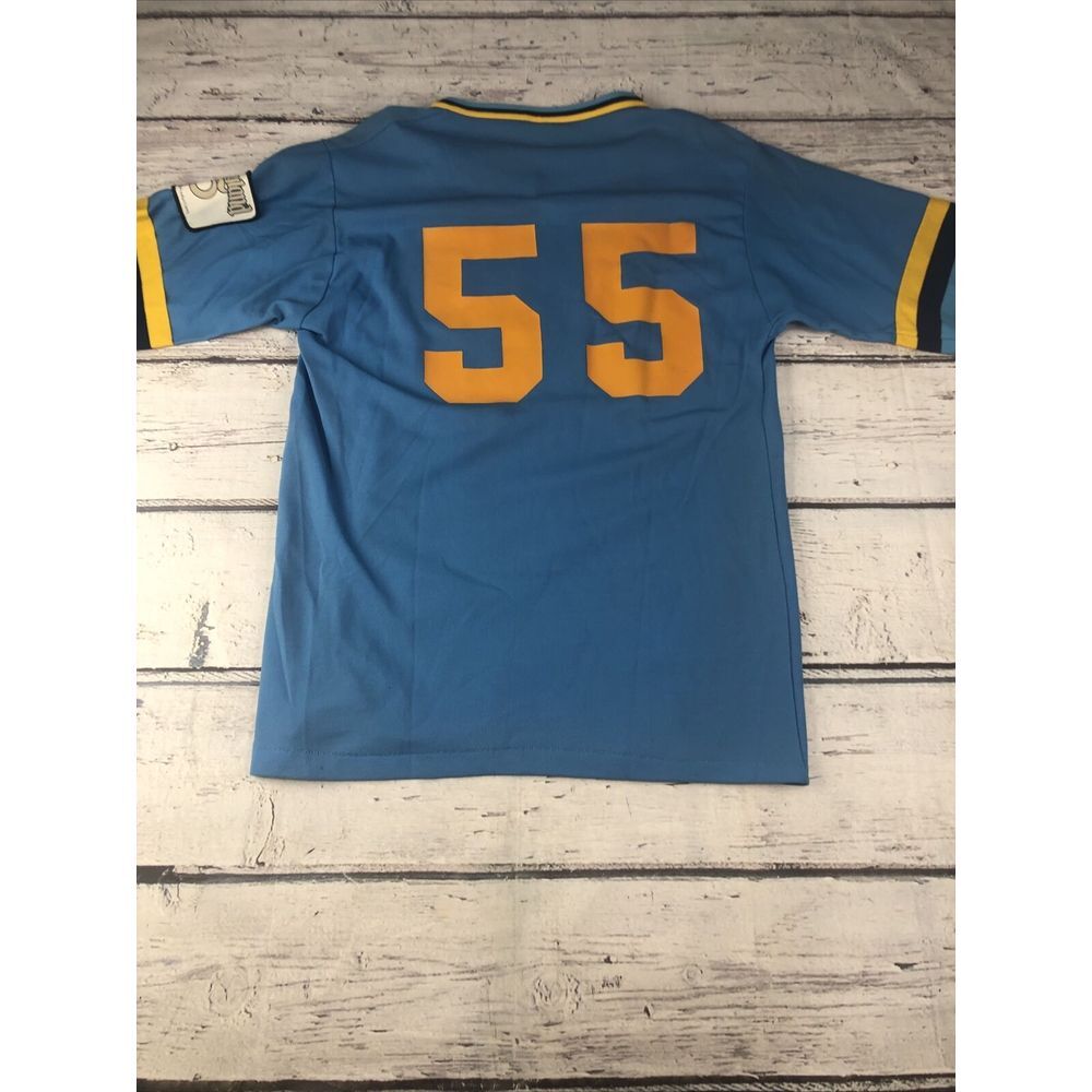 Vintage Don‎ Alleson Amazing Wonderbears Jersey Mens Large Blue Baseball Disney - Picture 13 of 13